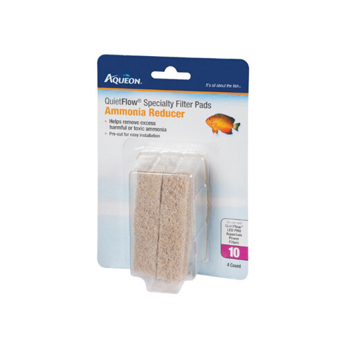 Aqueon - QuietFlow 10 Specialty Filter Pad Ammonia Reducer Cartridge