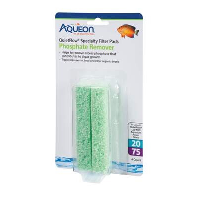 Aqueon - QuietFlow 20/75 Filter Pad Phosphate Remover Cartridge