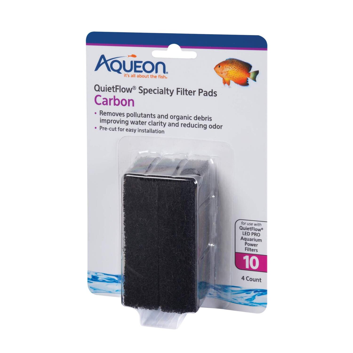 Aqueon - QuietFlow 10 Specialty Filter Pad Carbon Cartridge