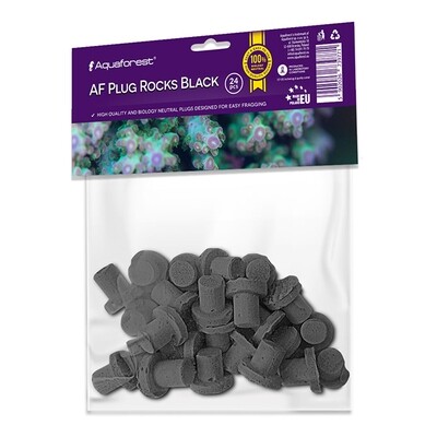 Aquaforest Plug Rocks Black 24pk