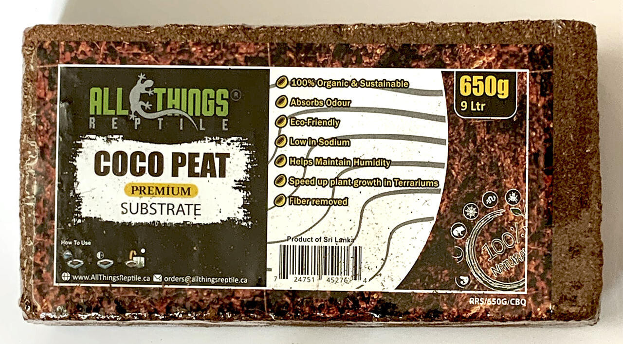 Coco Fibre Peat Brick Eco Earth 650g