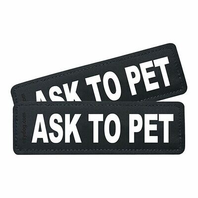 Convert Harness Side Badge Ask To Pet Large