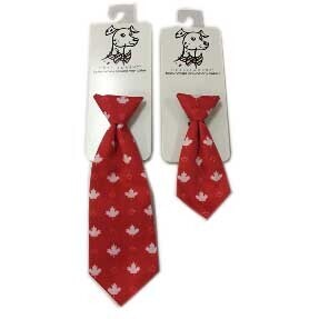 Long Tie Maple Leaf Red Med