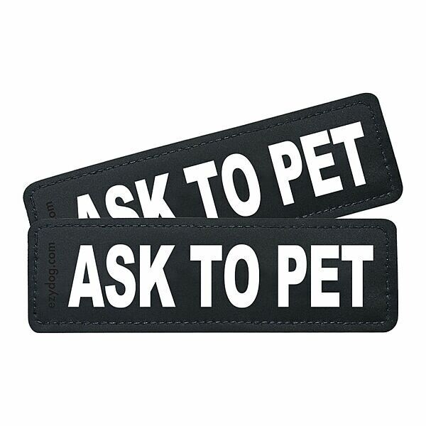Convert Harness Side Badge Ask To Pet Small