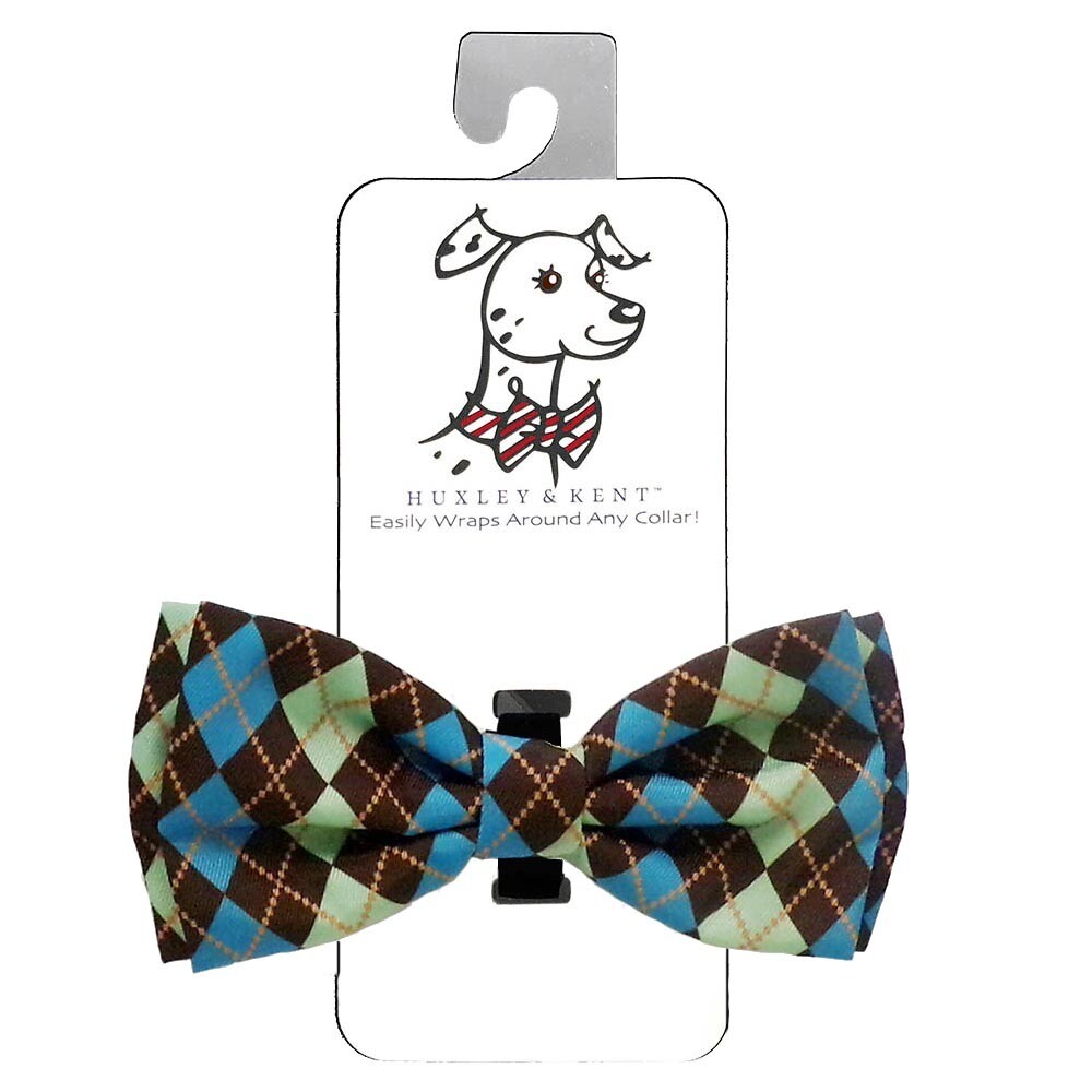 Huxley &amp; Kent Bow Tie Large Argyle