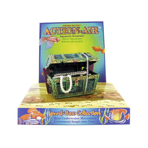 Penn Plax - Action Air Treasure Chest Mini Ornament