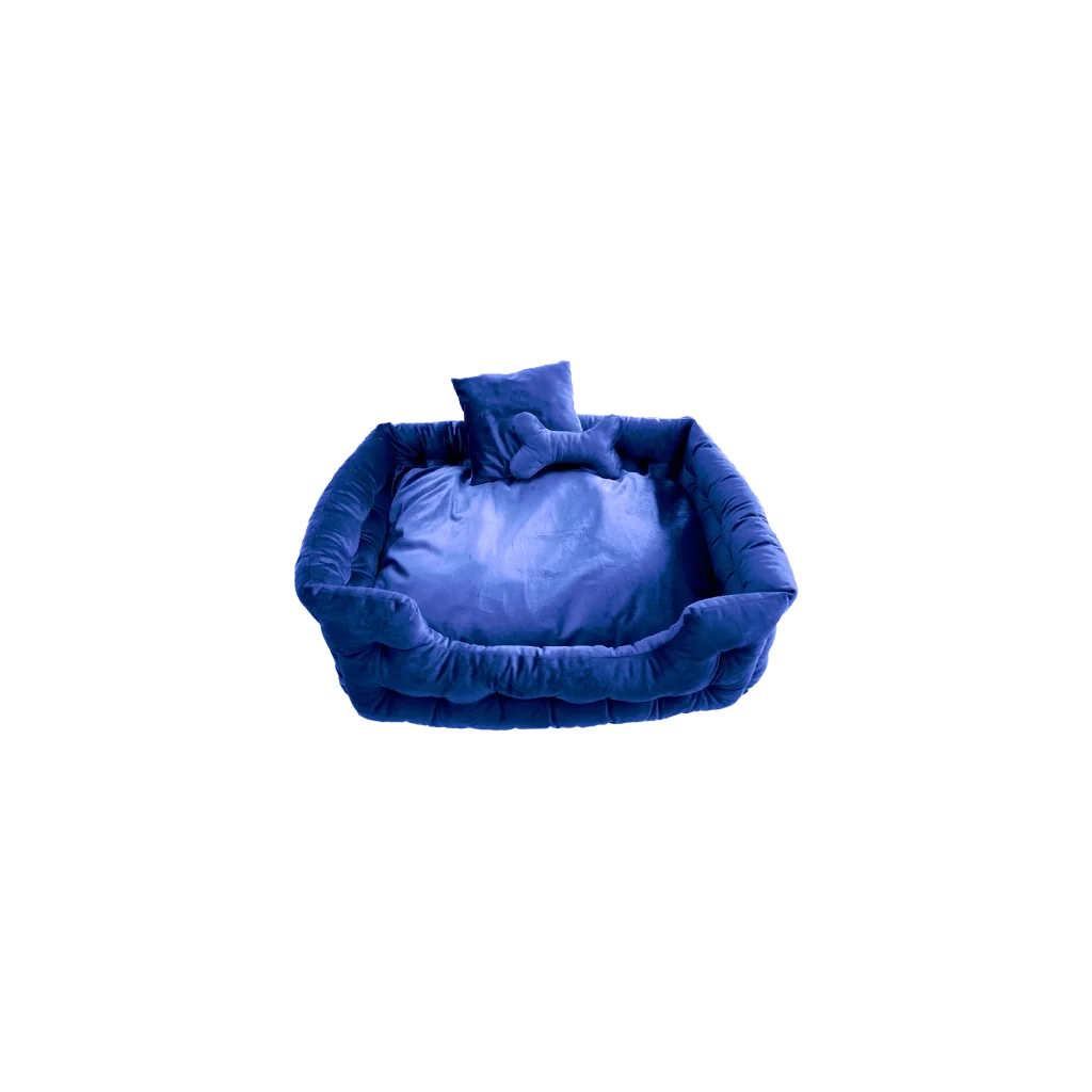 Goo-Eez Luxury Rectangular Velour Bed