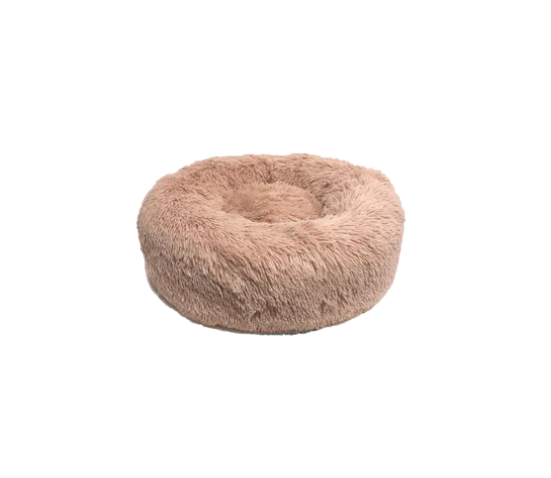 Goo-Eez Luxury Round Plush Bed Small Pink