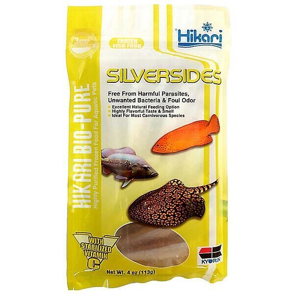 DSC Hikari - Frozen Silversides Small 4oz Flat Pack