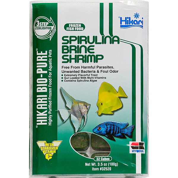Hikari - Frozen Spirulina Brine Shrimp 3.5oz Cube