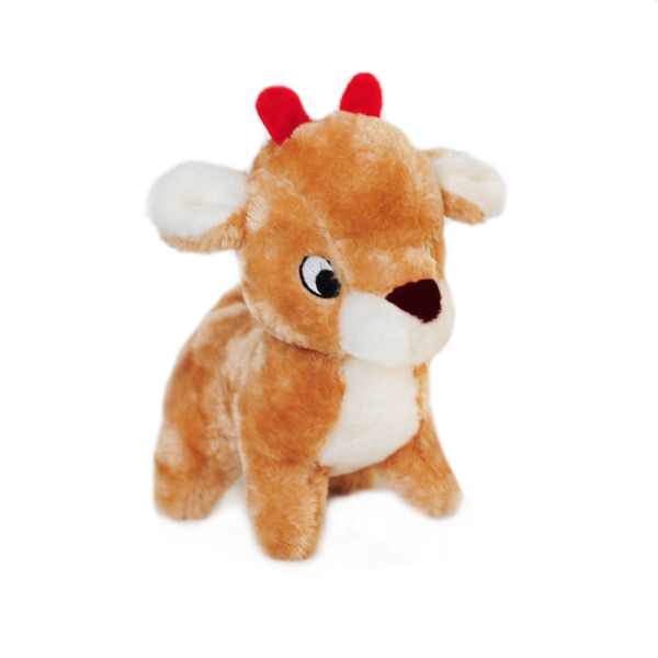 ZippyPaws Holiday Plush Deluxe Reindeer