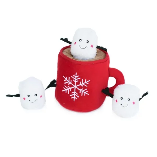 ZippyPaws Holiday Burrow Hot Cocoa