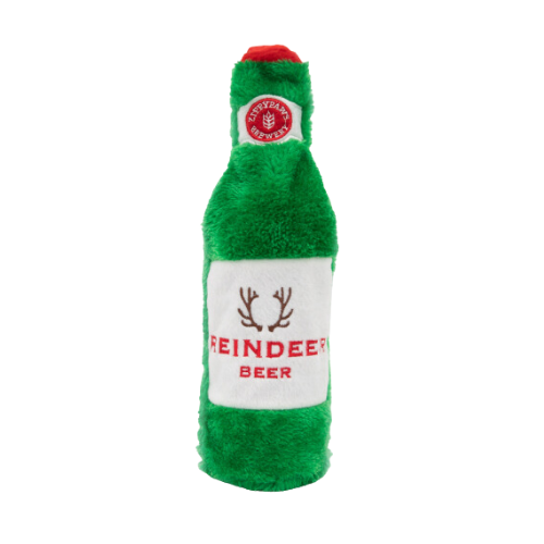 ZippyPaws Holiday Happy Hour Crusherz Reindeer Beer