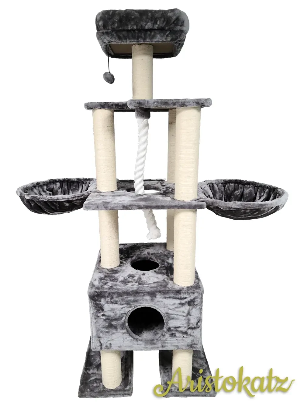 Aristokatz Cat Tree XXL 80&quot; Gray