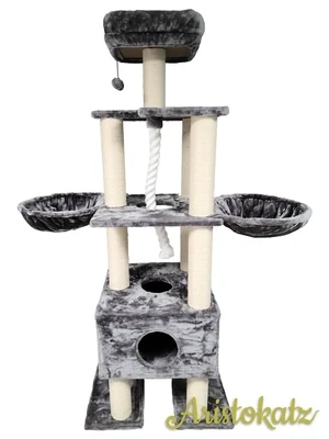 Aristokatz Cat Tree XXL 80&quot; Gray