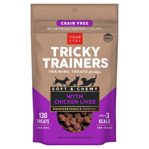 Cloud Star Tricky Trainers Chewy GF Liver, Size: Cloud Star Tricky Trainers Chewy Liver Treat 5 oz