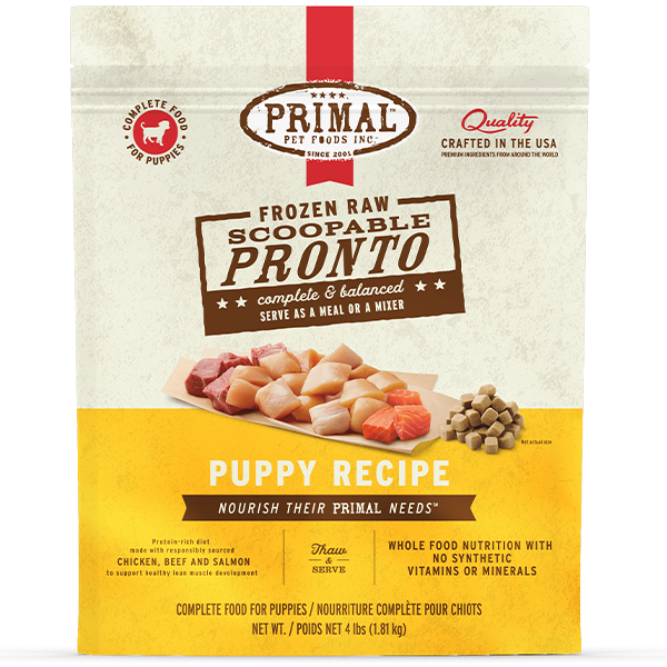 Primal Dog Raw Puppy Pronto 4 lb