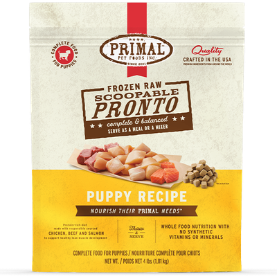 Primal Dog Raw Puppy Pronto 4 lb
