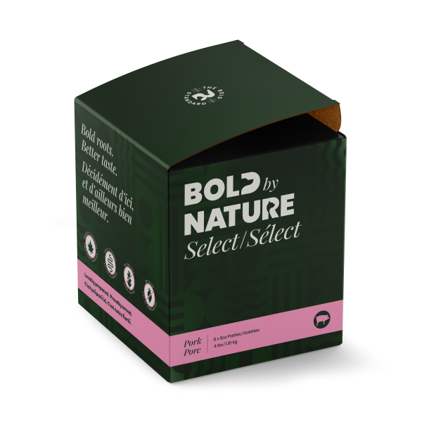 Bold by Nature Dog Select Pork Patties 4 lb