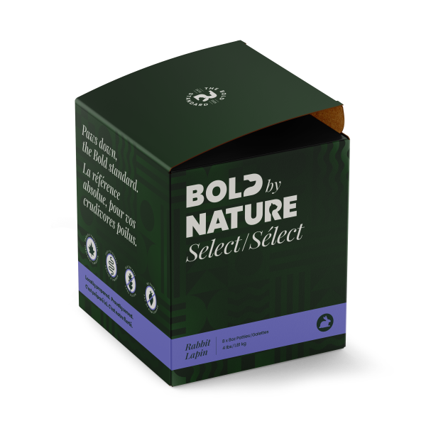 Bold by Nature Dog Select Rabbit Patties 4 lb