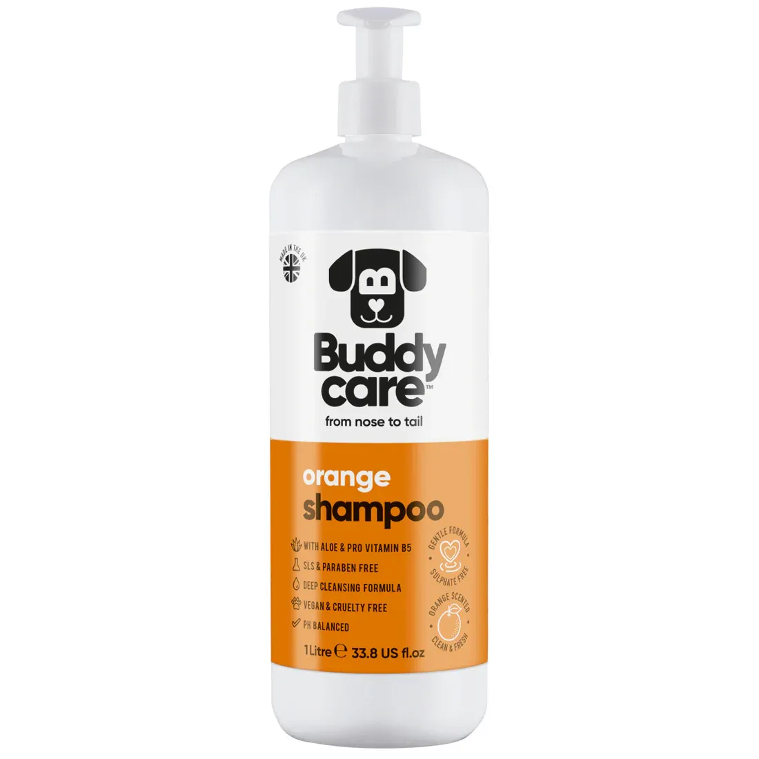 Buddy Care - Dog Shampoo - Orange - 16.9 fl oz