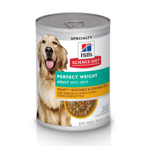 CA12 Hill&#39;s Science Diet Dog Adult PerfectWght Chk Stew 12.8oz