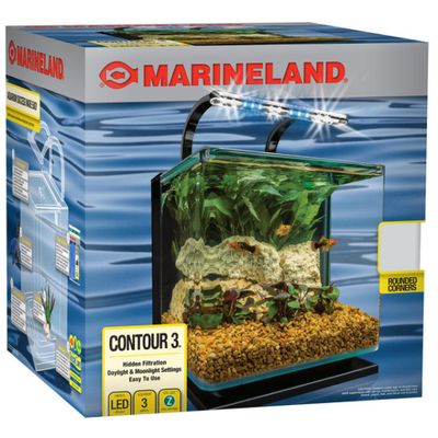 Marineland - 3 gal Contour Aquarium Kit