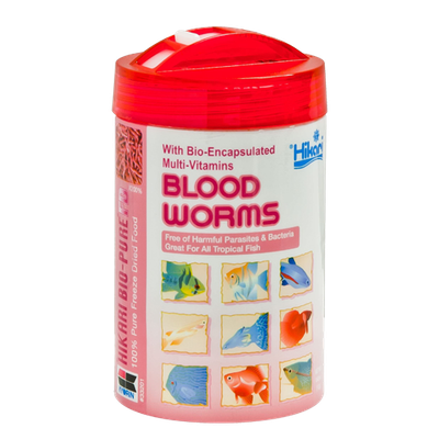 Hikari - Freeze Dried Blood Worms 0.42oz