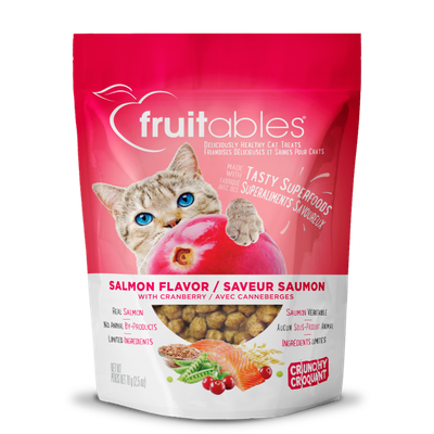 DSC  - Fruitables Cat Crunchy Treats Salmon &amp; Cranberry 70 g