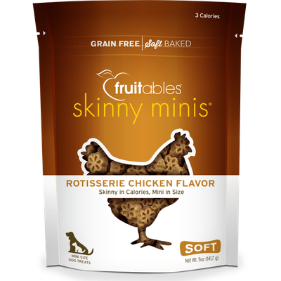 DSC - Fruitables Dog Skinny Minis Chicken Chewy Treats 141 g