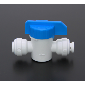 DP RO Hand Valve 1/4 Tube - 1/4 Tube