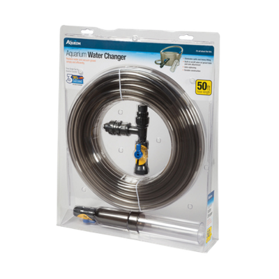 Aqueon | 50 ft Water Change Kit with Sink Adapter &amp; 11" Tube