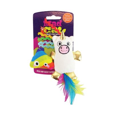 R2P Pet | Mad Cat Mewnicorn 2 Pack - Cat Toy