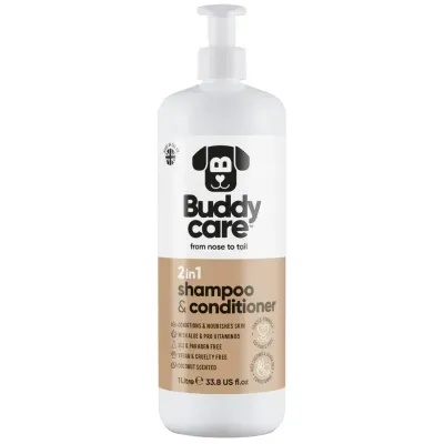 Buddy Care - 2in1 Shampoo &amp; Conditioner - Coconut - 16.9 fl oz