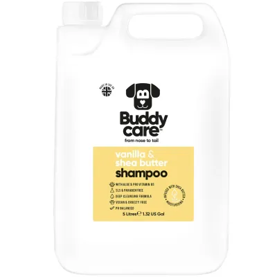 Buddy Care - Dog Shampoo - Vanilla &amp; Shea Butter 1.32 Gallon