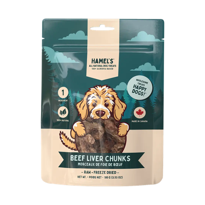 Hamel's Dog Freeze-Dried Beef Liver Chunks