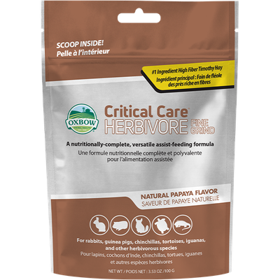 Oxbow Critical Care Herbivore Fine Grind Papaya 100g