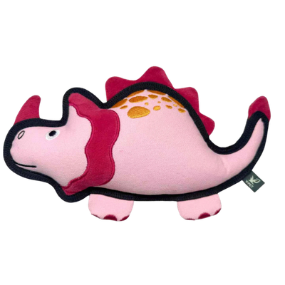 V-Pet Triceratops Pink Dog Toy