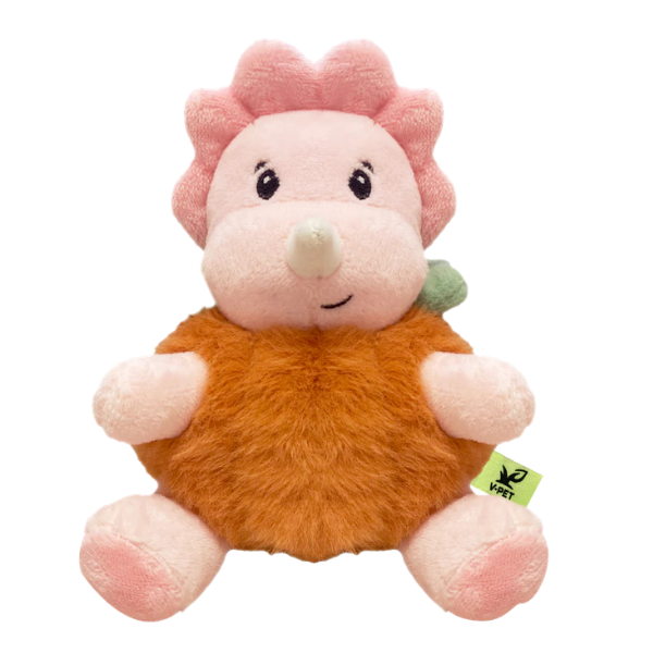 V-Pet Small Dog Toy Dinosaur Pumpkin Dog Toy