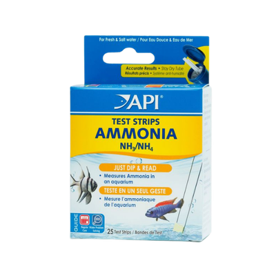 API Test Strips Ammonia 25 Count