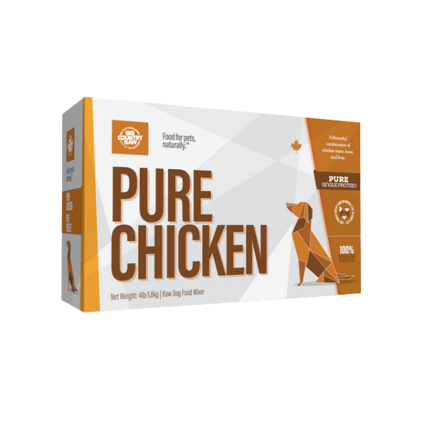 BCR Pure Chicken Raw Pet Food 4 lb