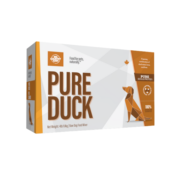 BCR Pure Duck Raw Pet Food 4 lb