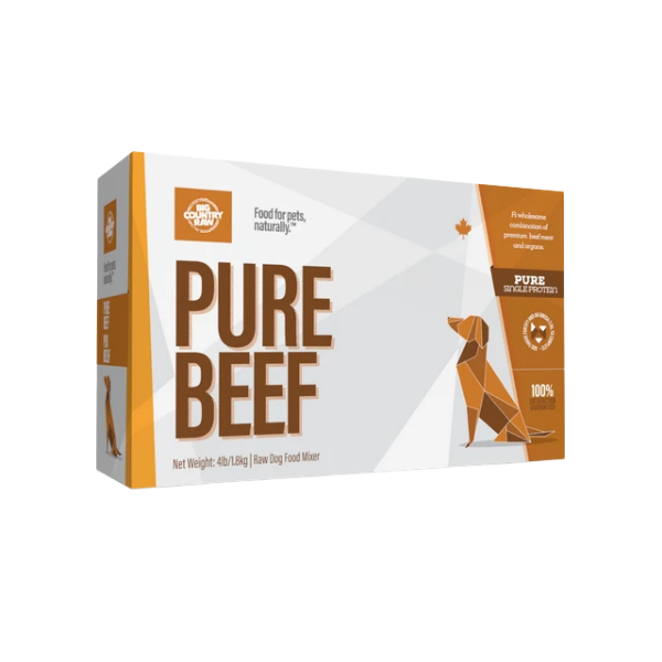 BCR Pure Beef Raw Pet Food 4 lb