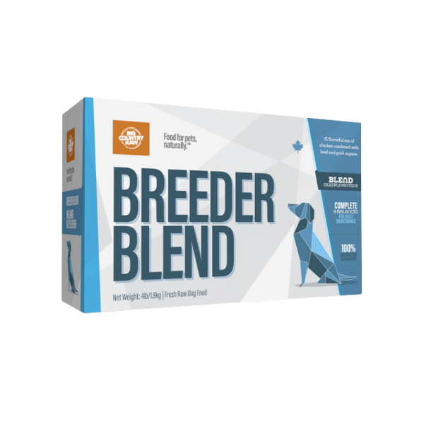 BCR Breeder Blend Raw Dog Food 4 lb