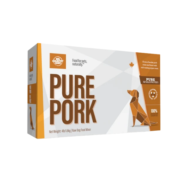 BCR Pure Pork Raw Pet Food 4 lb