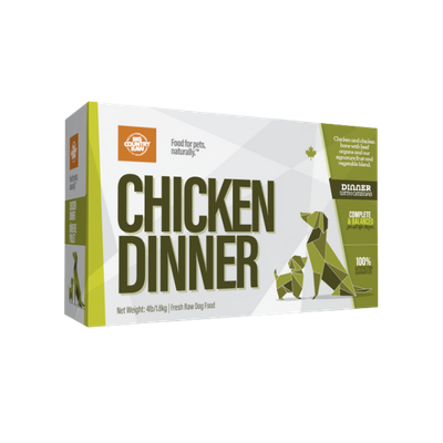 BCR Chicken Dinner Raw Dog Food 4 lb