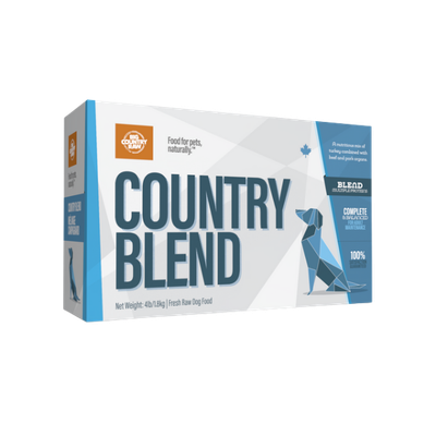BCR Country Blend Raw Dog Food 4 lb
