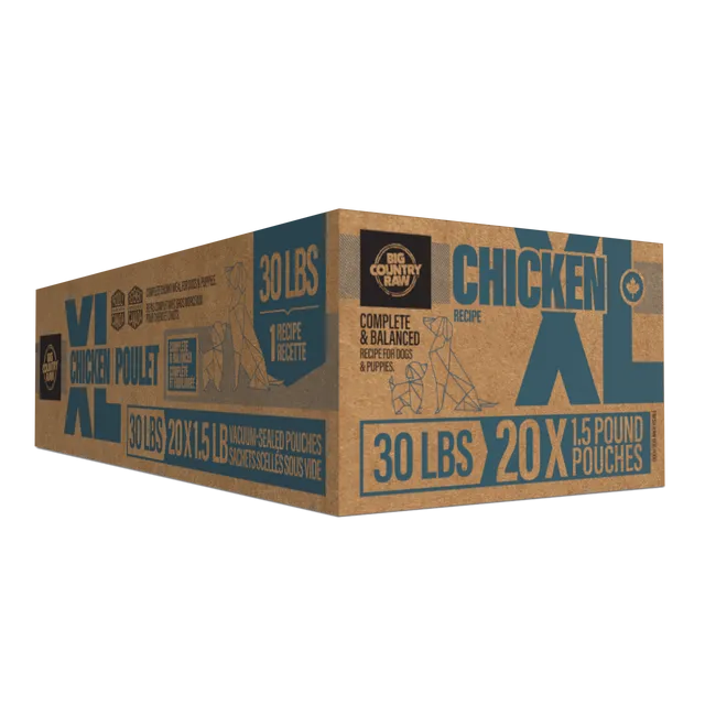 BCR XL Chicken Raw Dog Food 30 lb