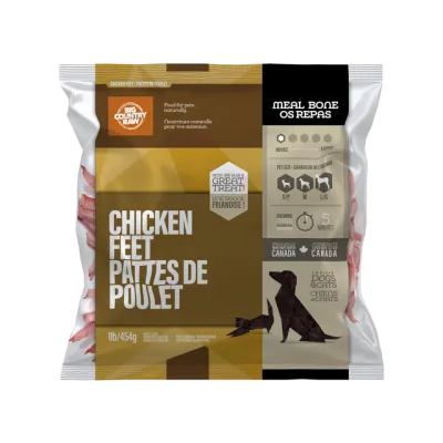 BCR Chicken Feet Raw Meaty Bones 1 lb