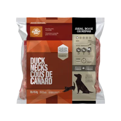 BCR Duck Necks Raw Meaty Bones 1 lb